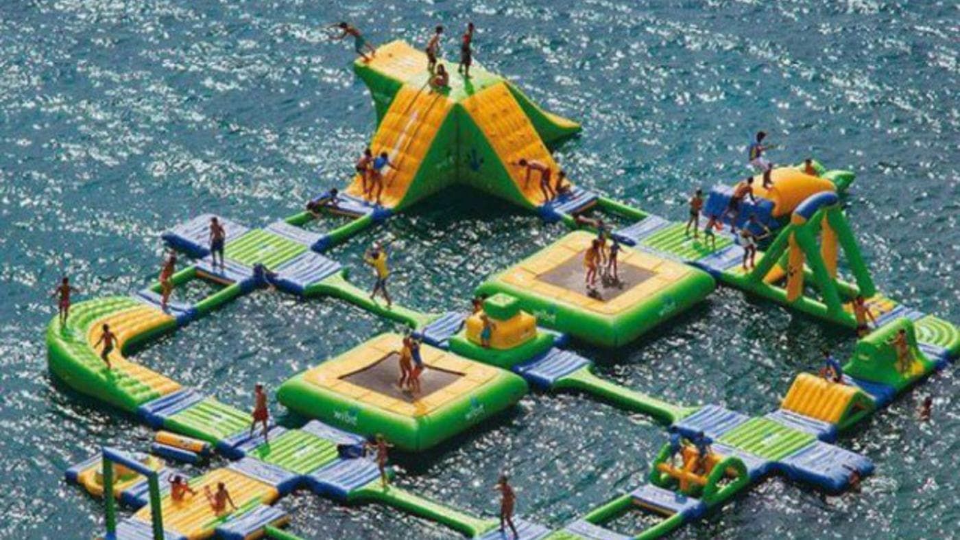 Inflatable waterpark