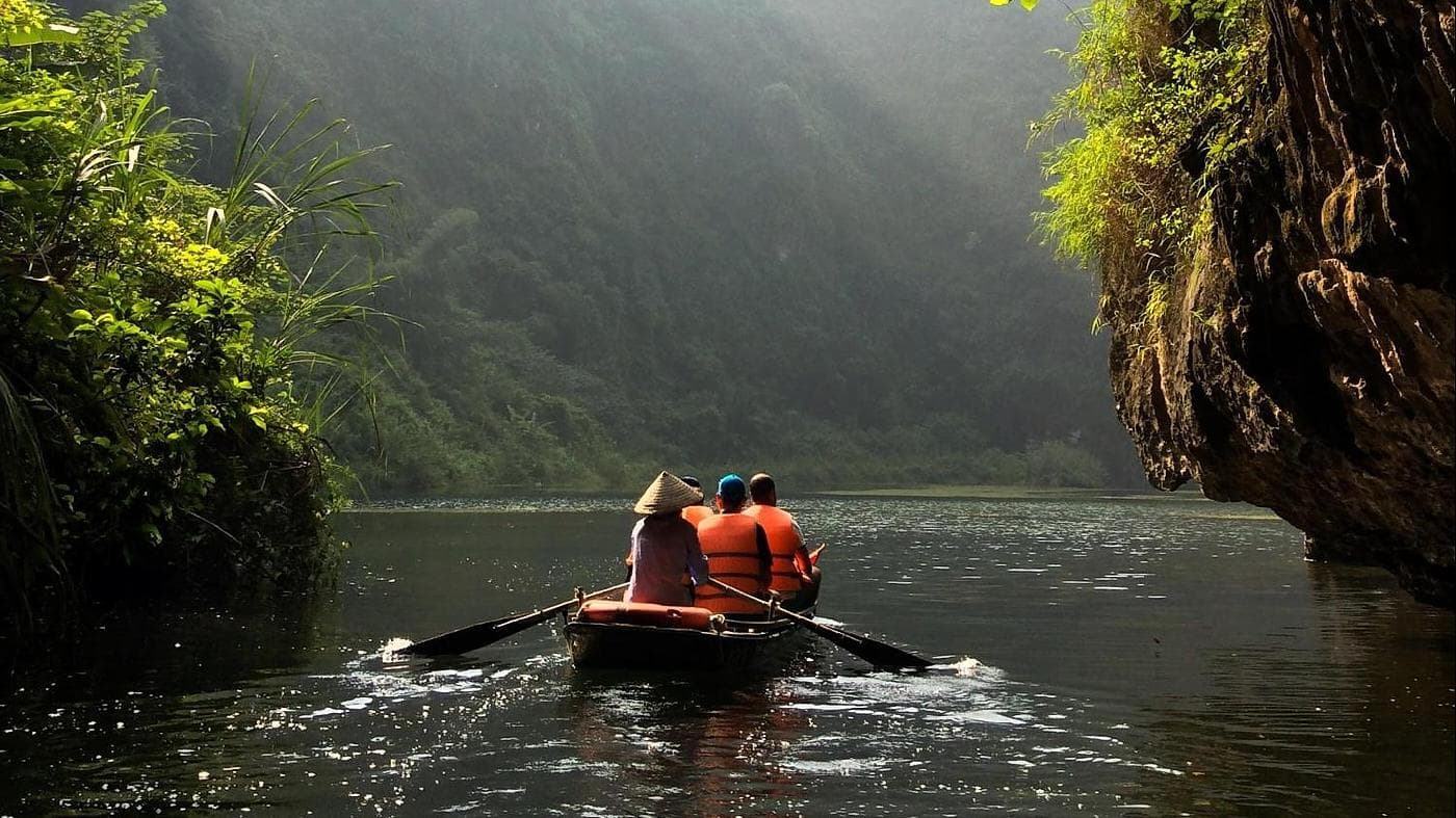 River rafting in Vietnam
